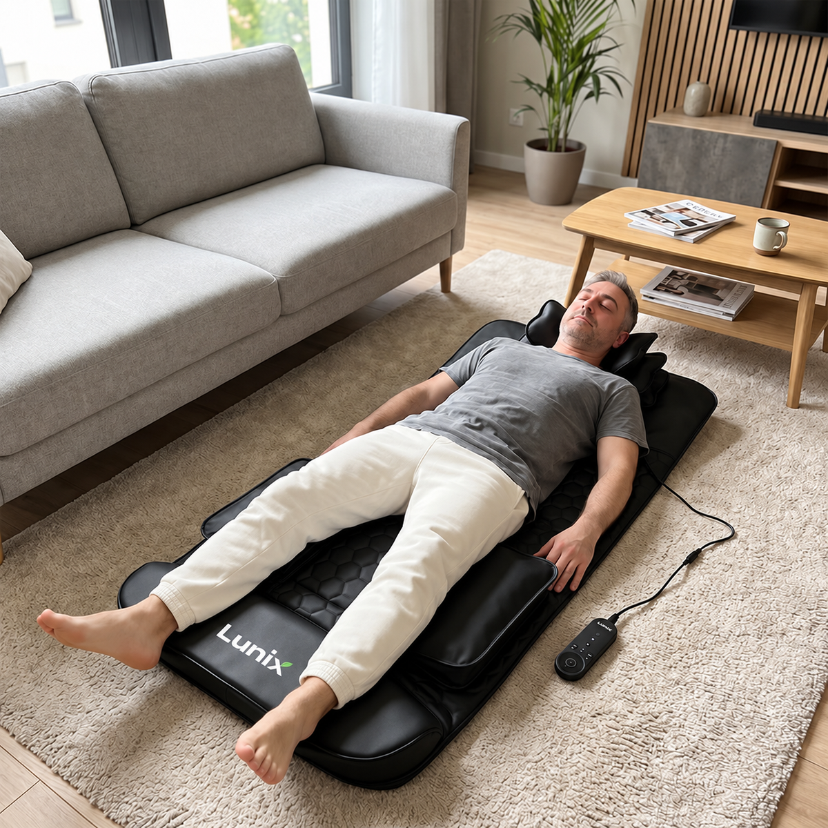 Lunix LX27 HEATED STREATCHING MAT MASSAGER