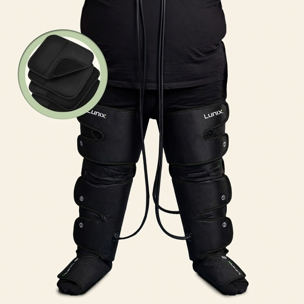 Lunix LX10 full leg compress massager with hot and cold pack
