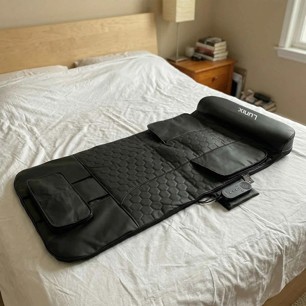 Lunix LX27 electric mat massager designed for full-body relaxation and pain relief.