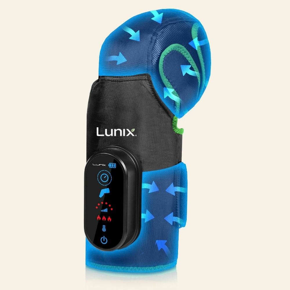 Lunix LX4 cordless knee compression massager with heat