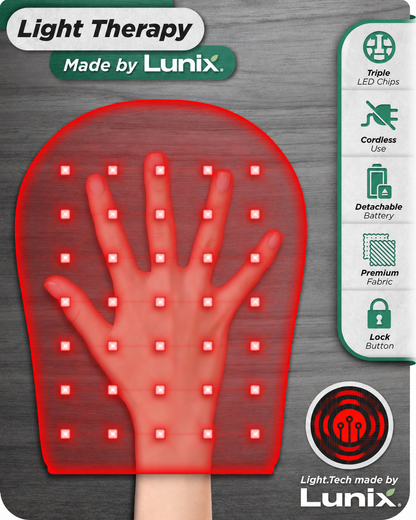 Lunix LX23 red light hand device in Black