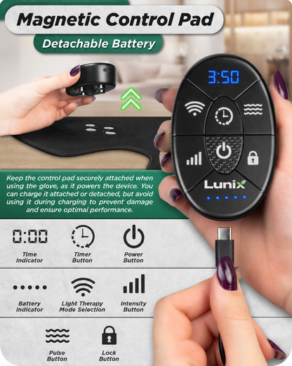 Lunix LX24 red light foot device in Black