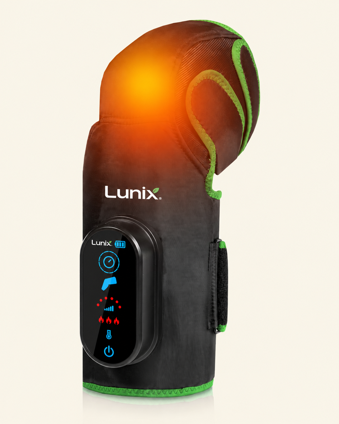 Lunix LX4 cordless knee compression massager with heat