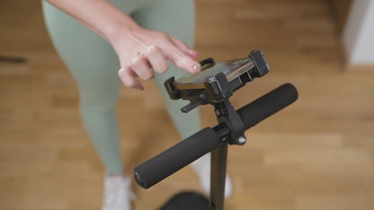 LX18 Vibration Plate With Handlebar Black