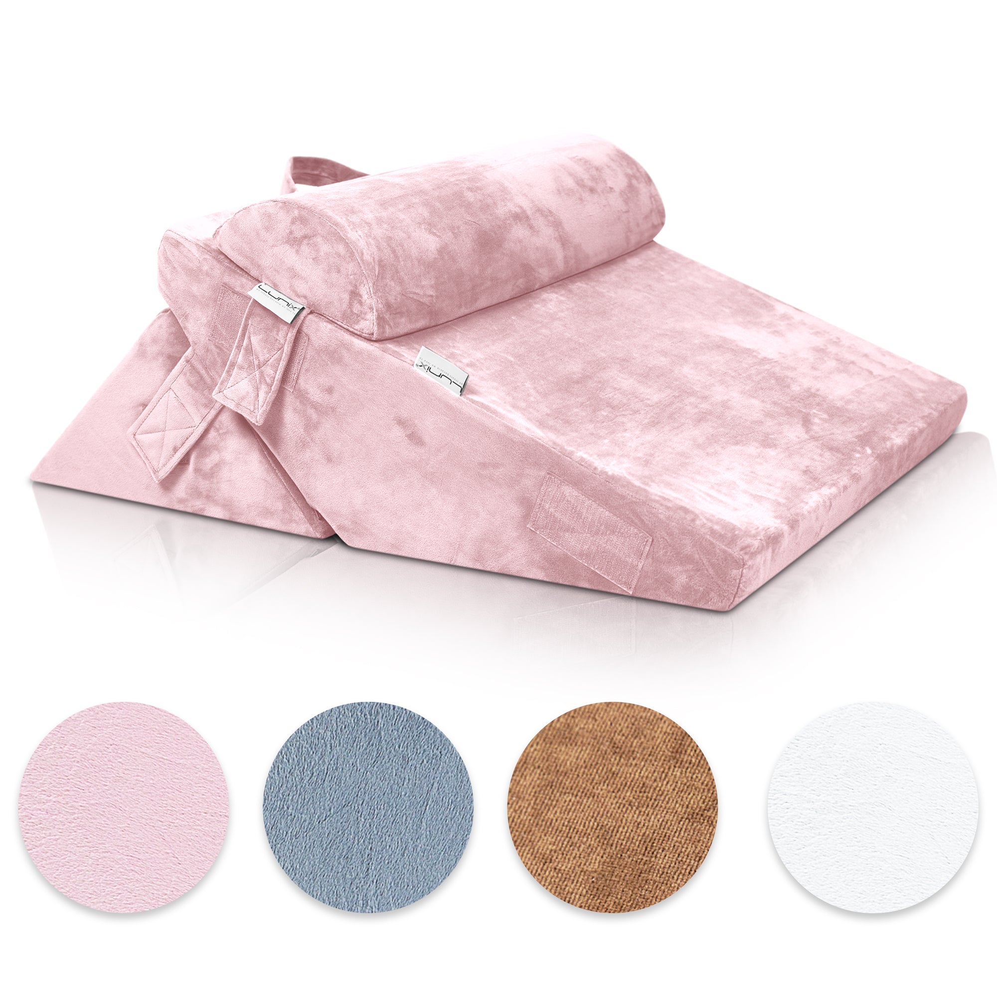 Cover Set Only for LX6, Pink Plush, Pillows and Foam not Included