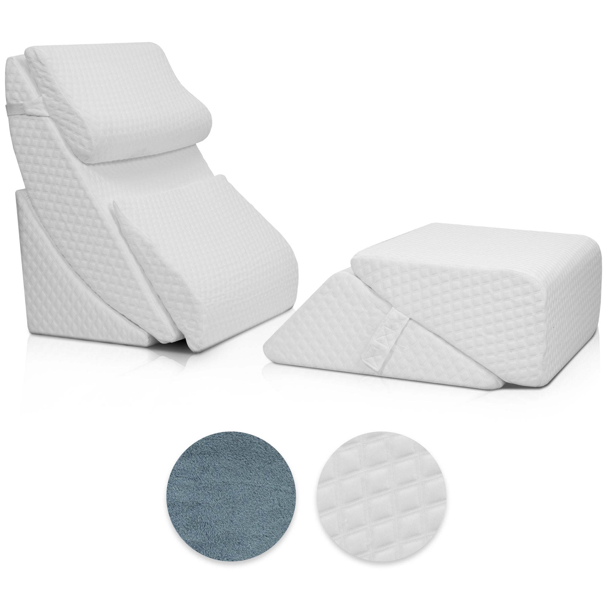 Cover Set Only for LX13, White, Pillows and Foam not Included