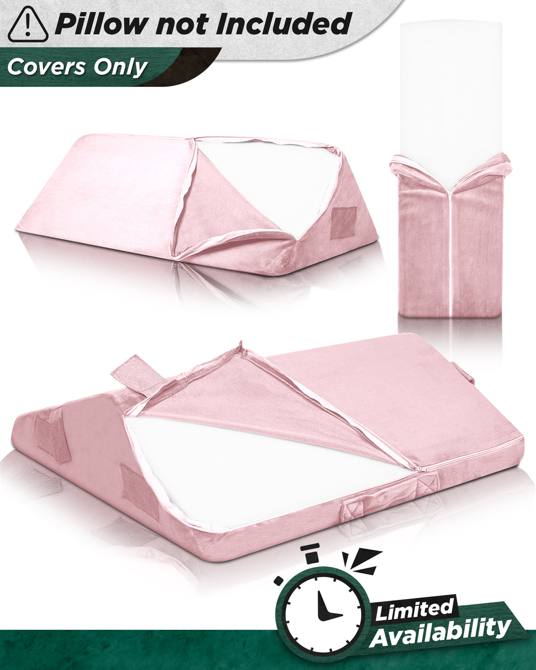 Cover Set Only for LX6, Pink Plush, Pillows and Foam not Included