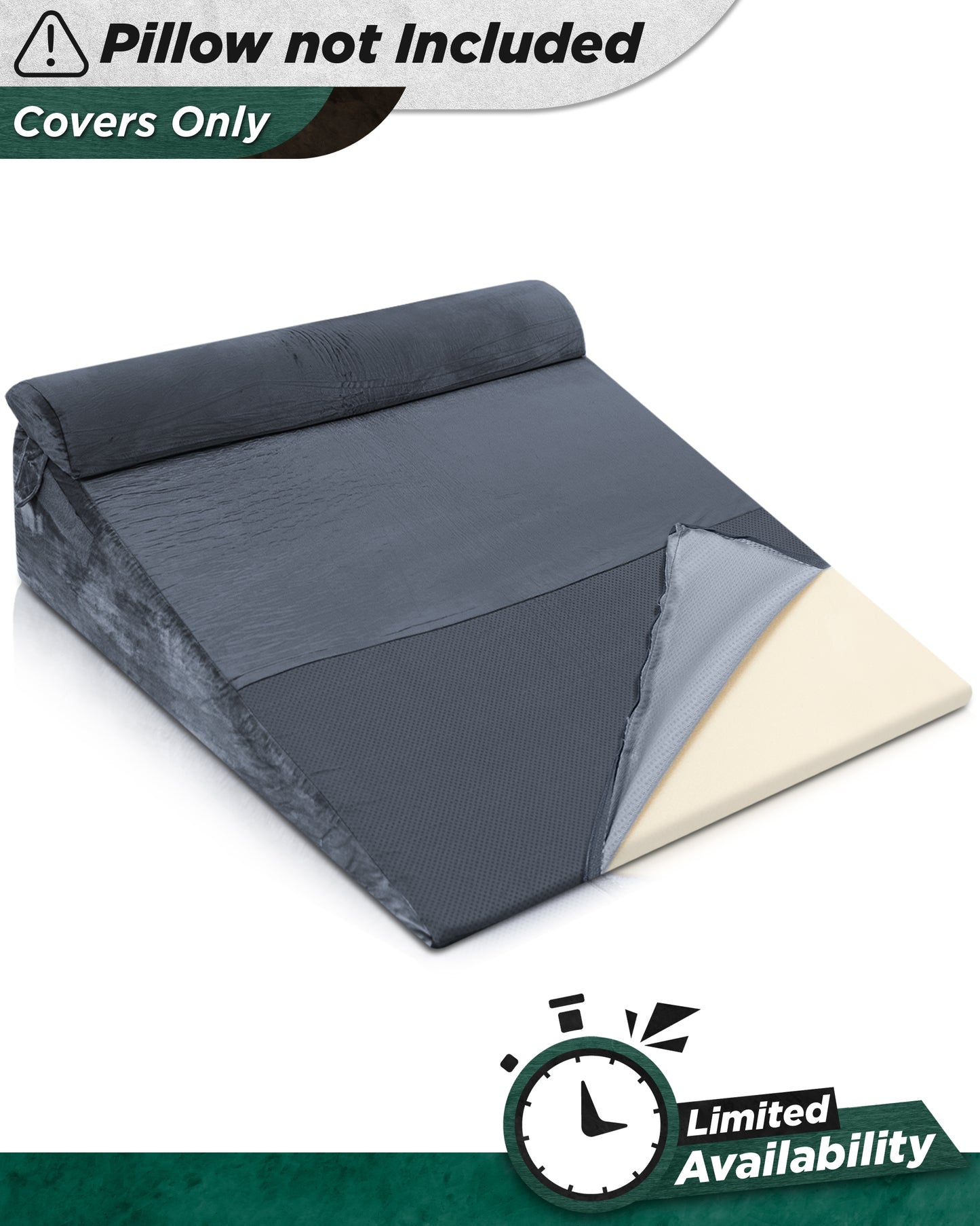 Cover Set Only for LX9 XL 12in, Navy, Pillows and Foam not Included