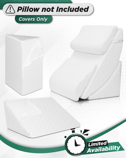 Cover Set Only for LX13, White, Pillows and Foam not Included