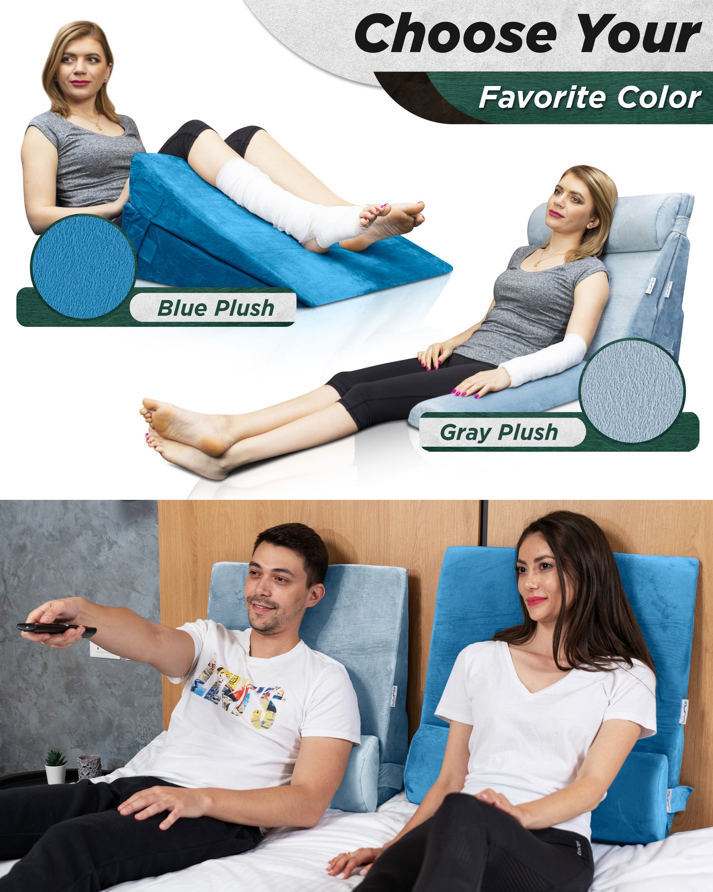 Cover Set Only for LX8 2 Layers, Ocean Blue, Pillows and Foam not Included